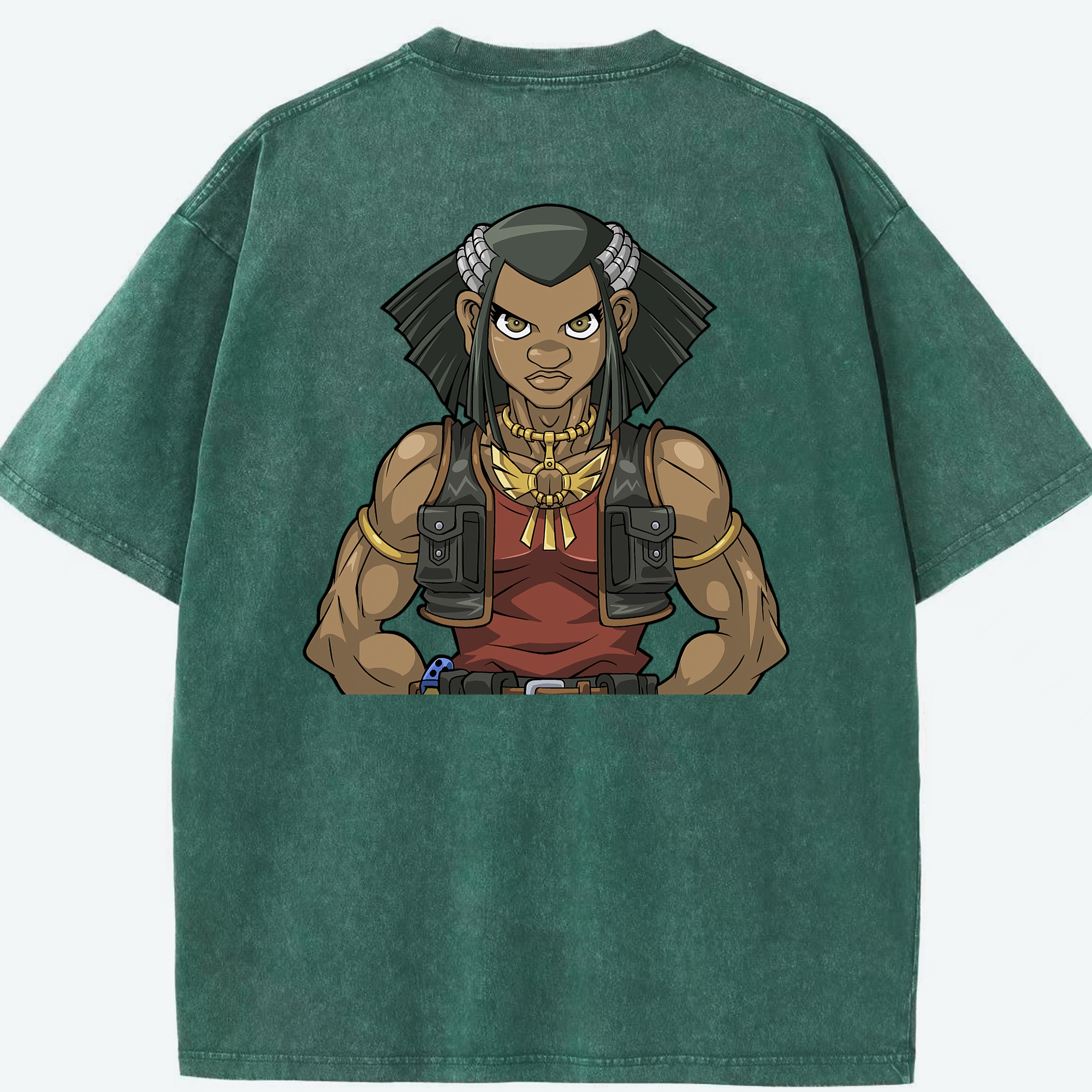 （画像用） 遊☆戯☆王 Yu-Gi-Oh! 綿100% ヴィンテージ風 半袖Tシャツ（背面プリント）